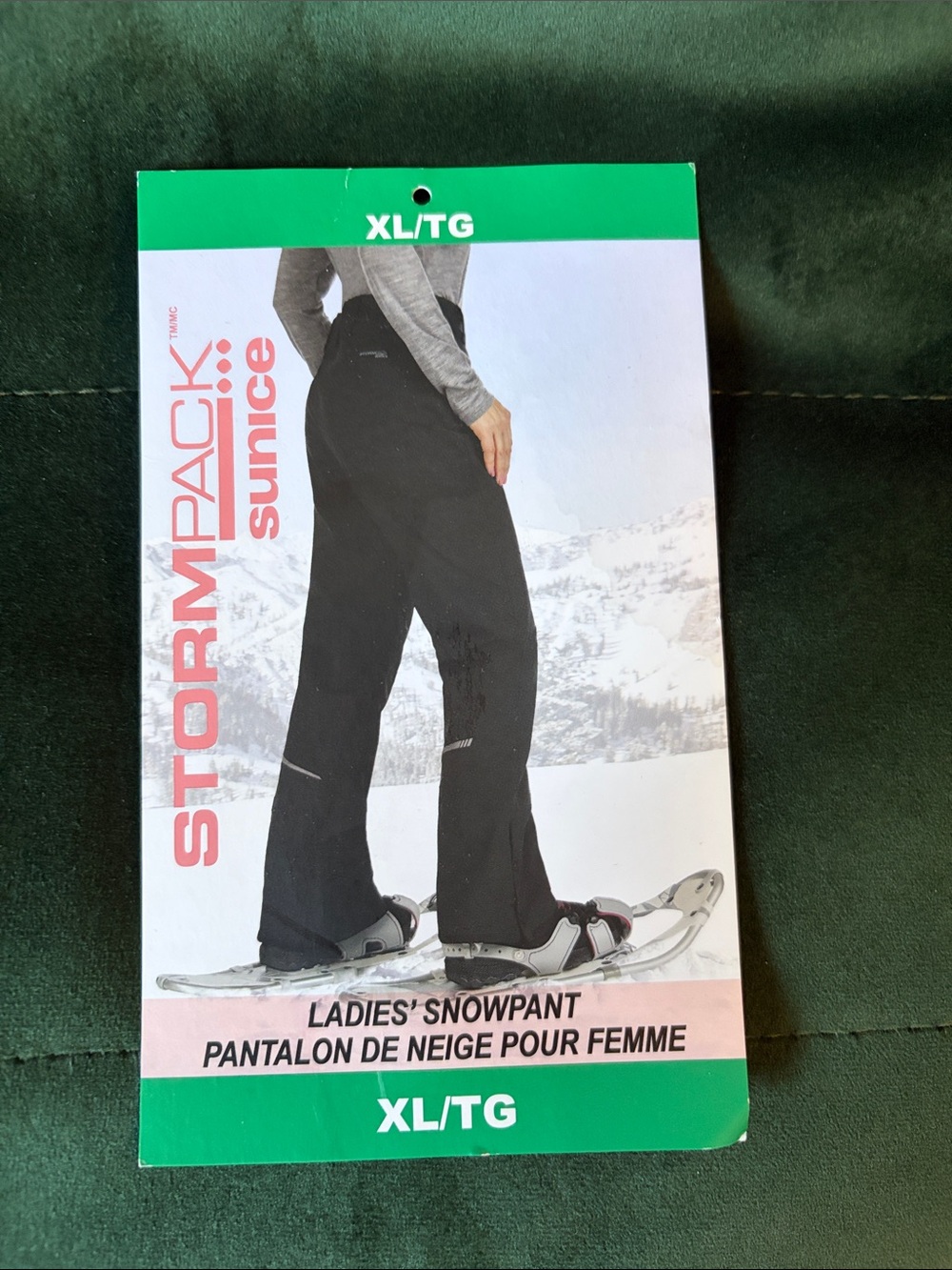 Storm Pack Sunice Ladies' Black Snow Pants XL